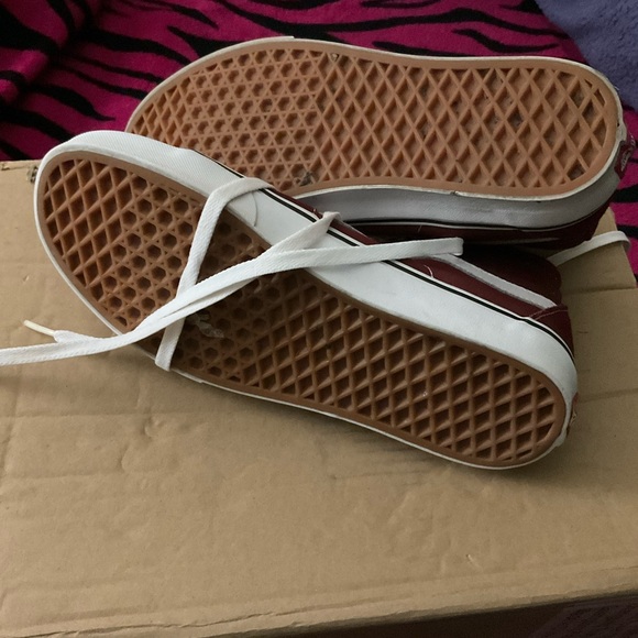 Vans Red High-Top Sneakers - Picture 6 of 9